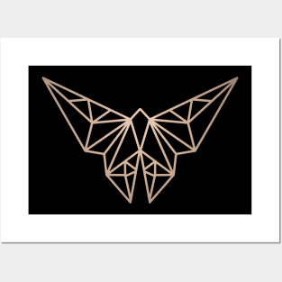 Polygon Butterfly Posters and Art